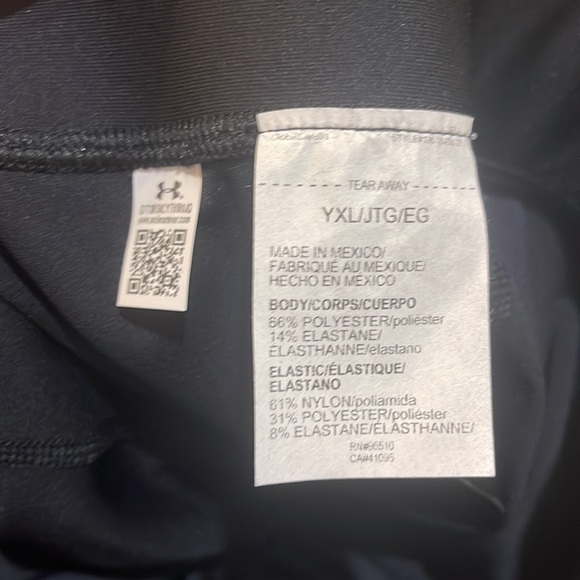 Under Armour Kids Heat Gear Armour Bike Shorts YXL NWT - Picture 4 of 5